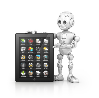 Robot and Tablet