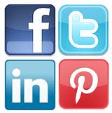 Facebook and Pinterest are more popular social media platforms