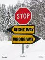 Right Way / Wrong Way
