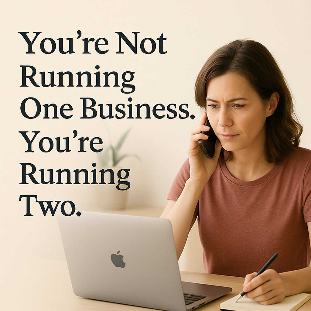 You’re Not Running One Business — You’re Running Two