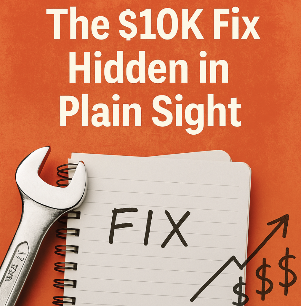 The $10K Business Fix You’re Probably Overlooking