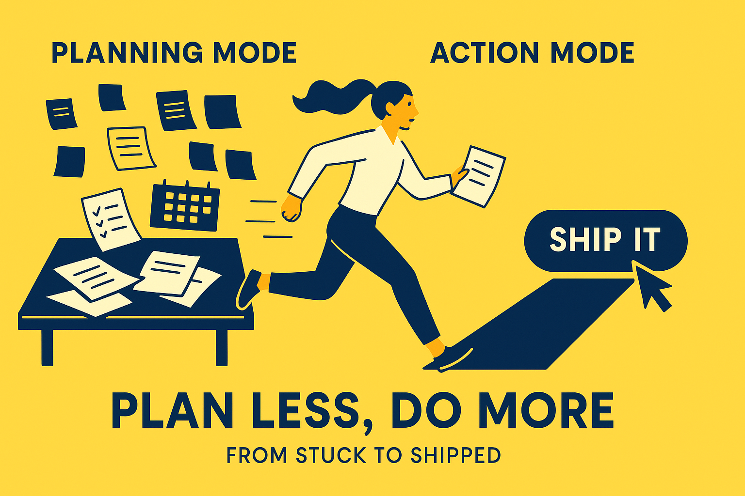 Plan Less, Do More: The Simple Shift That Speeds Up Success