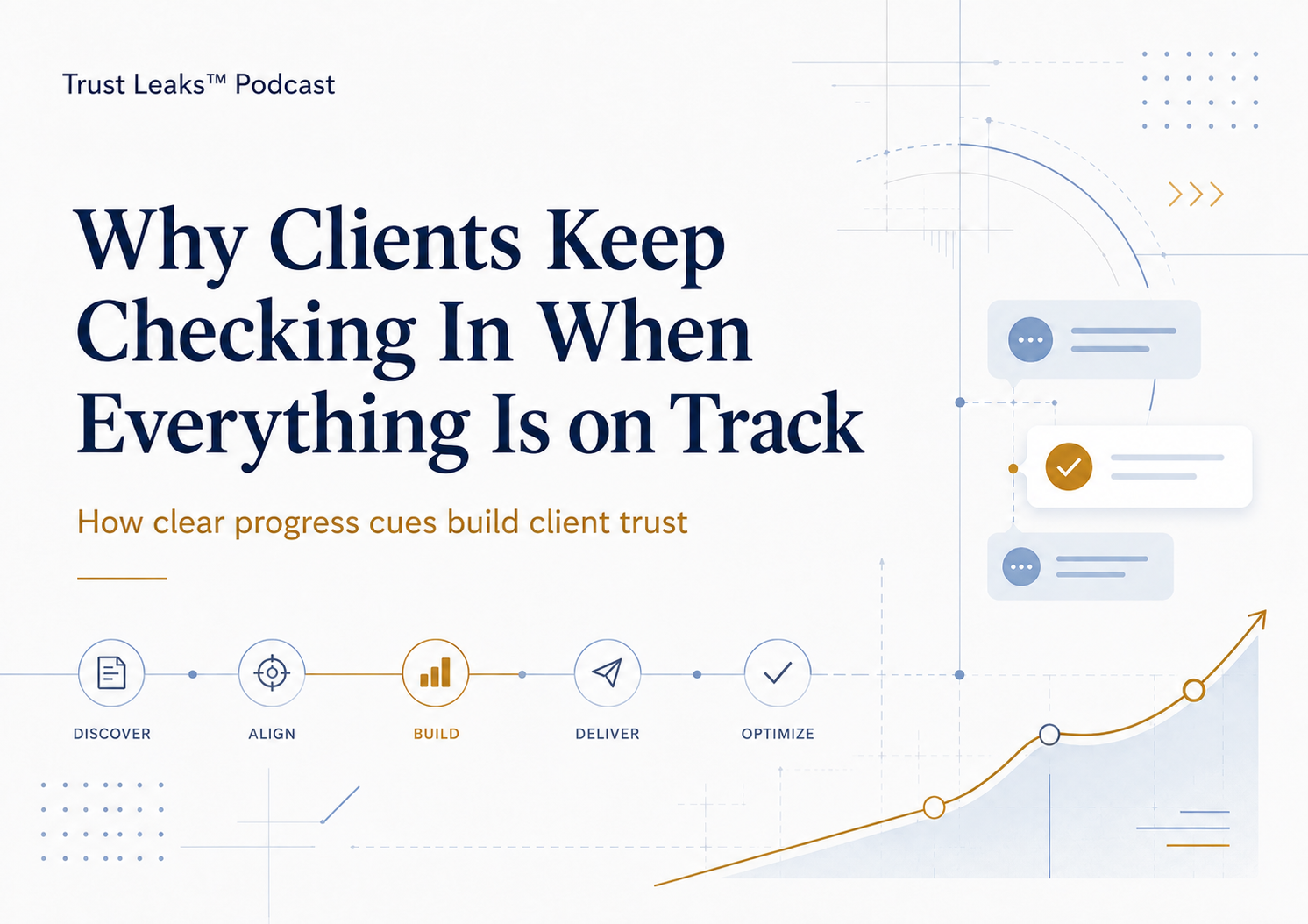 Trust Leaks™: Why Clients Keep Checking In When Everything Is on Track